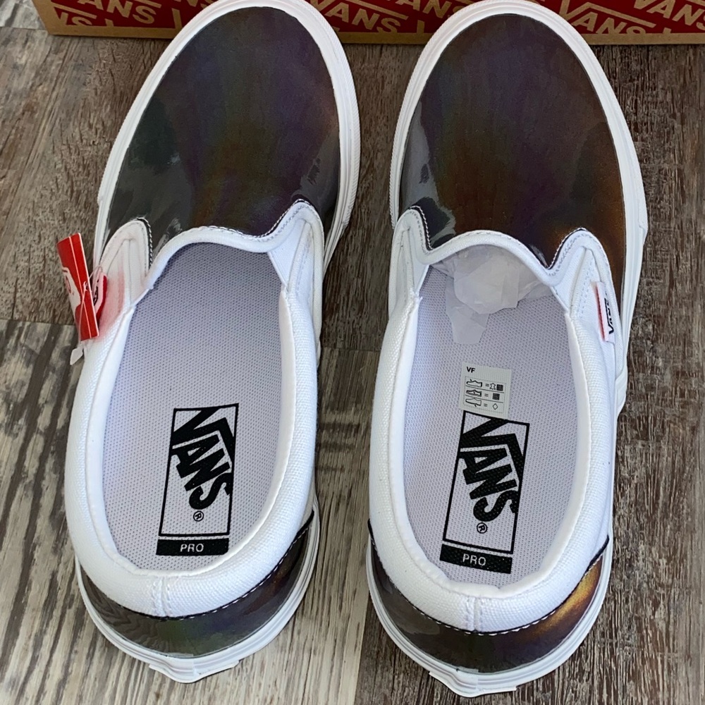 Vans iridescent slip on shoes sneakers - Picture 3 of 5